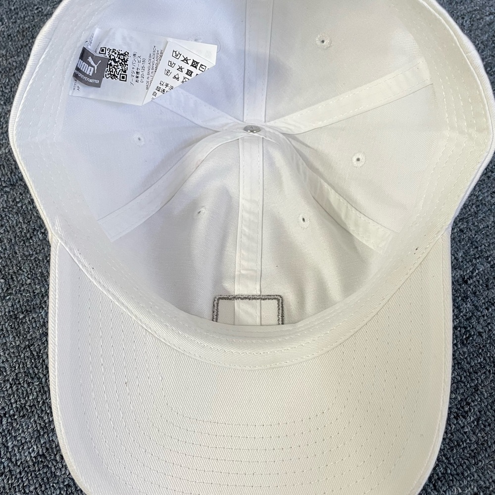 Puma White Adjustable Cap - Picture 4 of 5